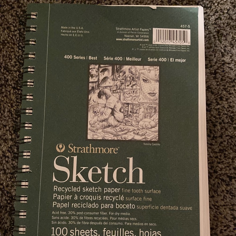 New sketch book